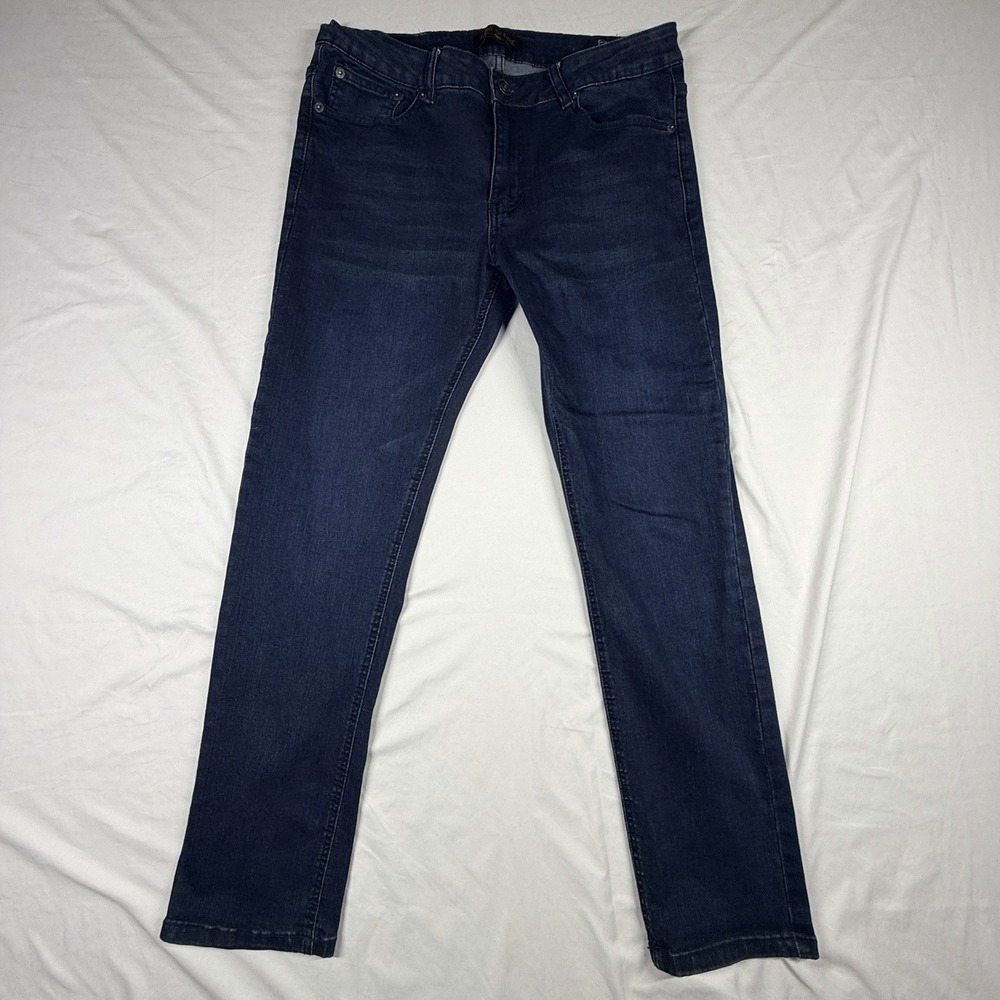 Ring of Fire Women's Slim Jeans, Mid Rise, Stretch, Dark Wash 32x30